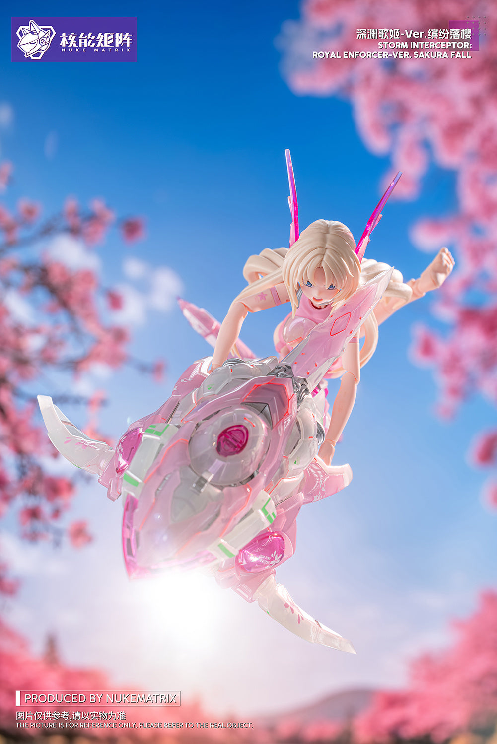 NUKE MATRIX Siren Storm Interceptor: Royal Enforcer Ver. Sakura Fall CF04 Limited Edition Model Kit