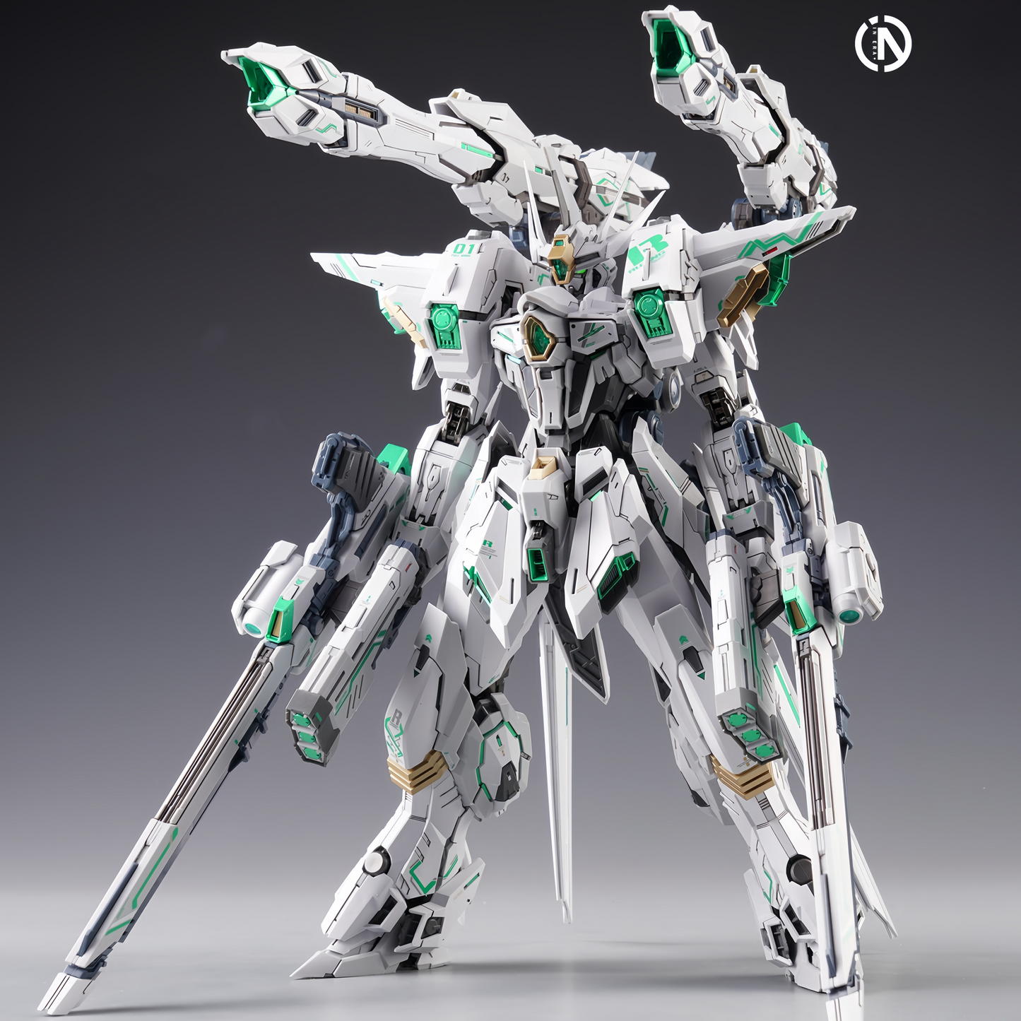 IN ERA+ Ruling Limited Green/White Edition Perfaction Metal Design 1/100 Model Kit