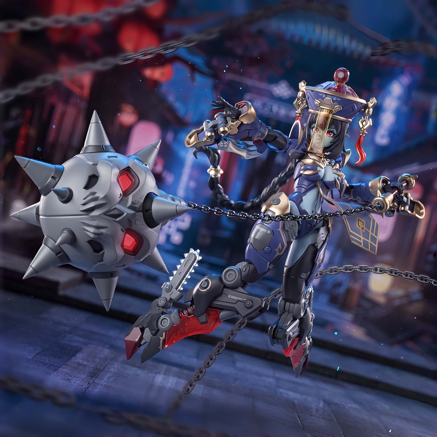 Hemoxian Jiu Lian 1/12 Reverberation of Medta Zombie Girl-Model Kit