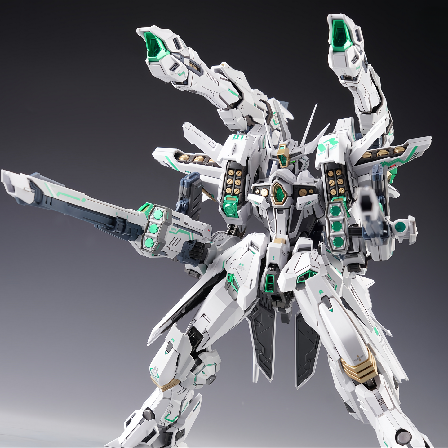 IN ERA+ Ruling Limited Green/White Edition Perfaction Metal Design 1/100 Model Kit