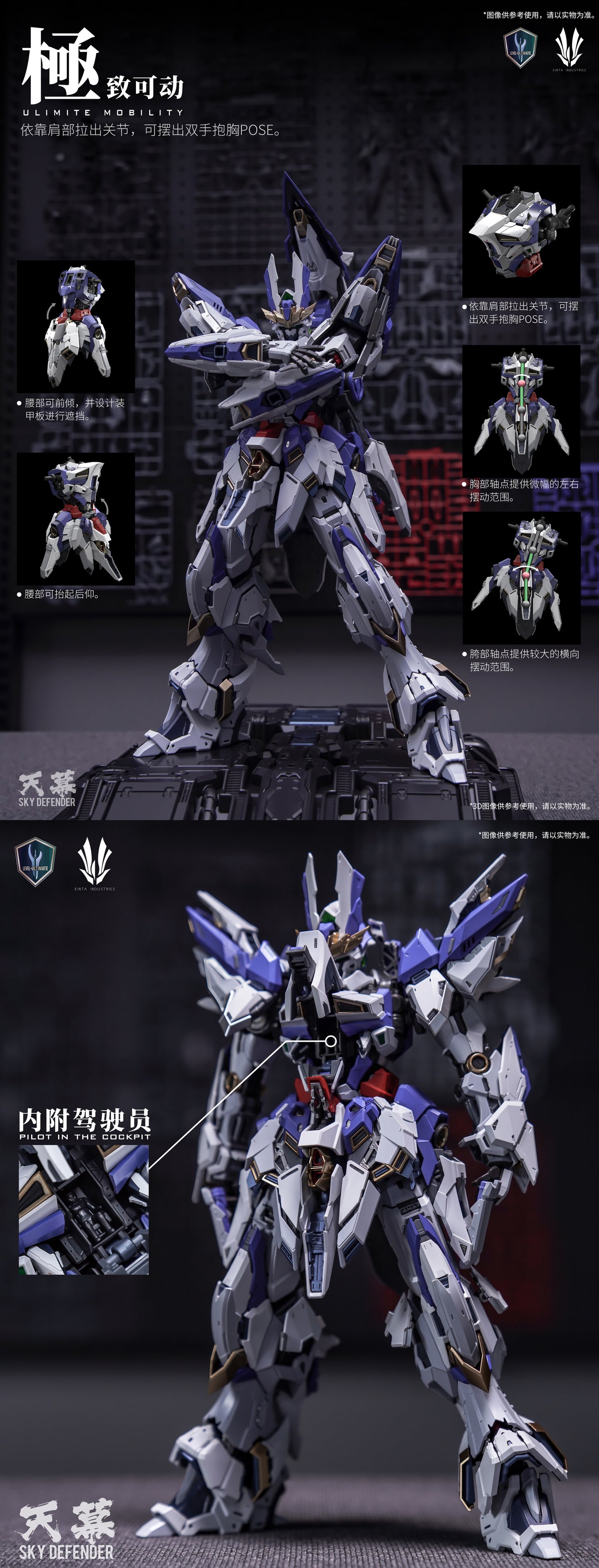 EINTA INDUSTRIES Level-Ultimate Sky Defender 1/72 Model Kits