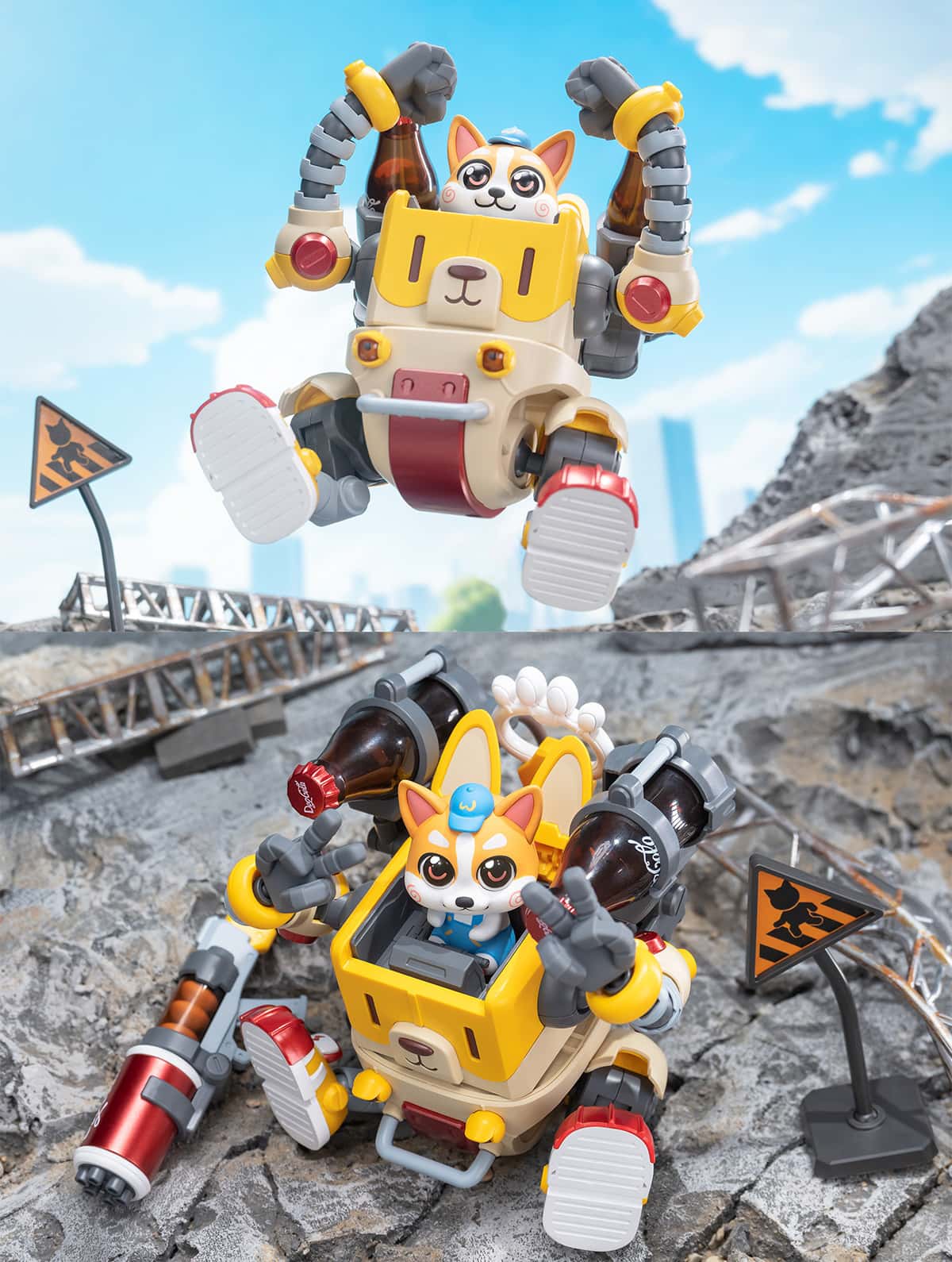 [Arrived] Hemoxian Colaji & Husky "Meow! Woof! Secret Service" Model Kits
