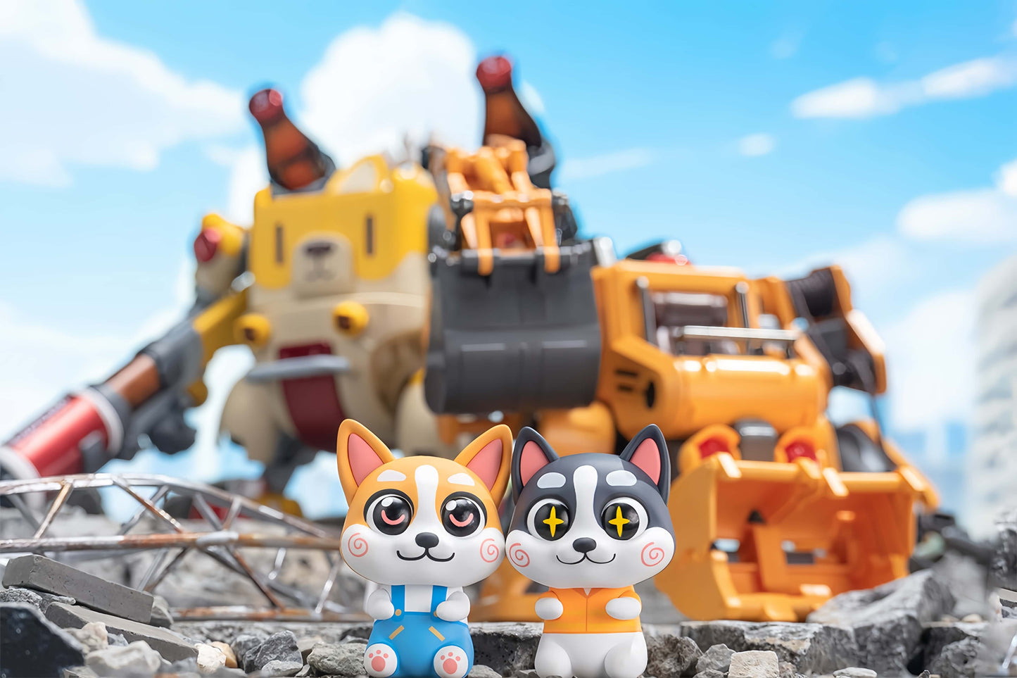 [Arrived] Hemoxian Colaji & Husky "Meow! Woof! Secret Service" Model Kits