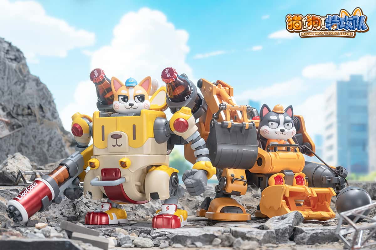 [Arrived] Hemoxian Colaji & Husky "Meow! Woof! Secret Service" Model Kits