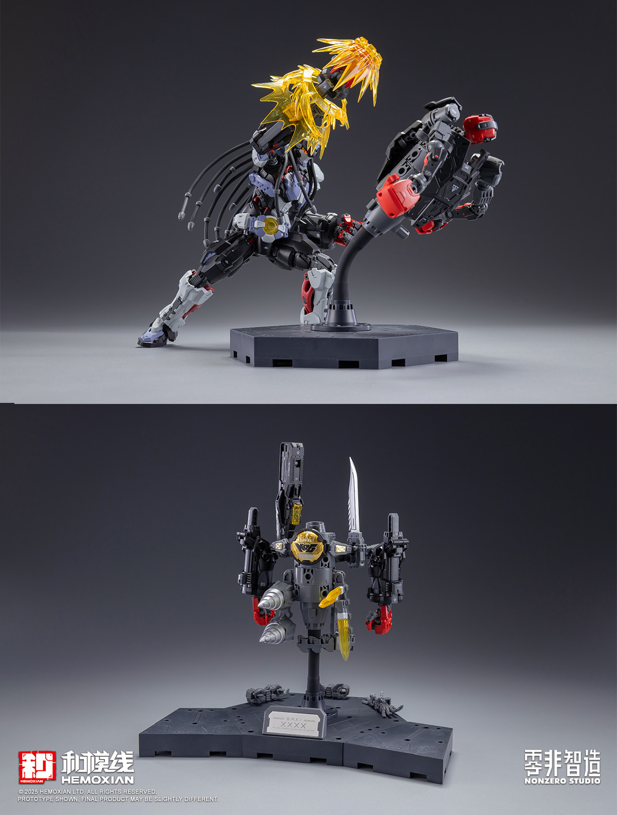 HEMOXIAN Baki/Nukes Over Zero Series 1/10 NONZERO STUDIO Model Kit
