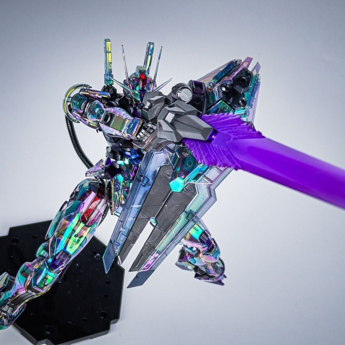 KL Model FM Gundam Aerial 1/100 Holographic Clear Version Model Kits