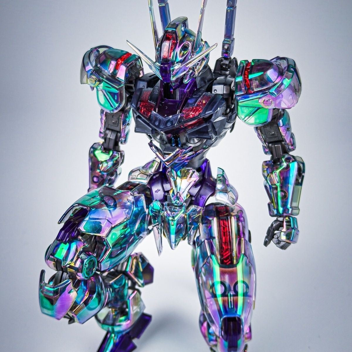 KL Model FM Gundam Aerial 1/100 Holographic Clear Version Model Kits