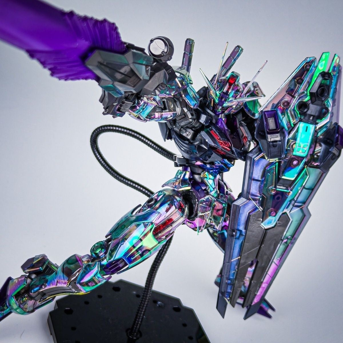 KL Model FM Gundam Aerial 1/100 Holographic Clear Version Model Kits