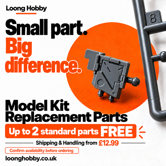 Model Kit Replacement Parts Service – Up to 2 Parts FREE