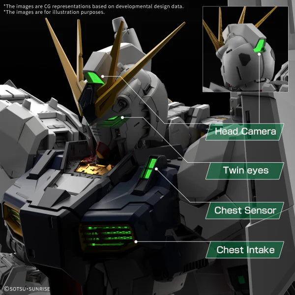 Bandai PG Unleashed Lighting Kit for Nu Gundam 1/60 RX-93 ν Gundam v LED Unit Scale Model Kits Accessorie
