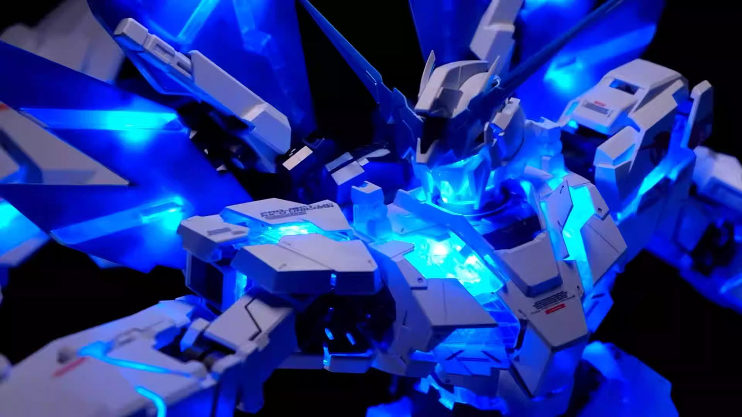 Kosmos Extreme Series Lighting Kit for PG Unicorn Gundam Perfectibility [Main Body + 2 Large Shield Lights + Mane & Claw Cannon Lights] Model Kits Accessories