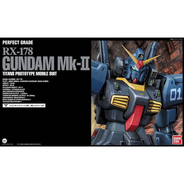 Bandai PG Gundam RX-178 MK II Titans Ver. 1/60 Model Kits